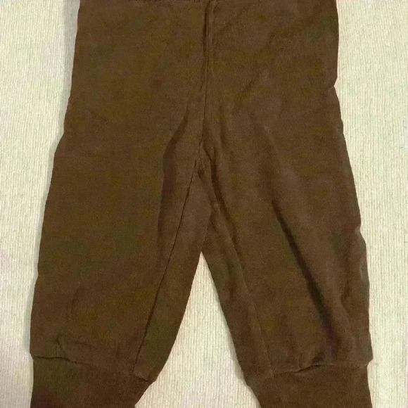 Carter's Pink Cardigan with ruffled button front, w/ Brown pants , 6 months - Picture 4 of 10